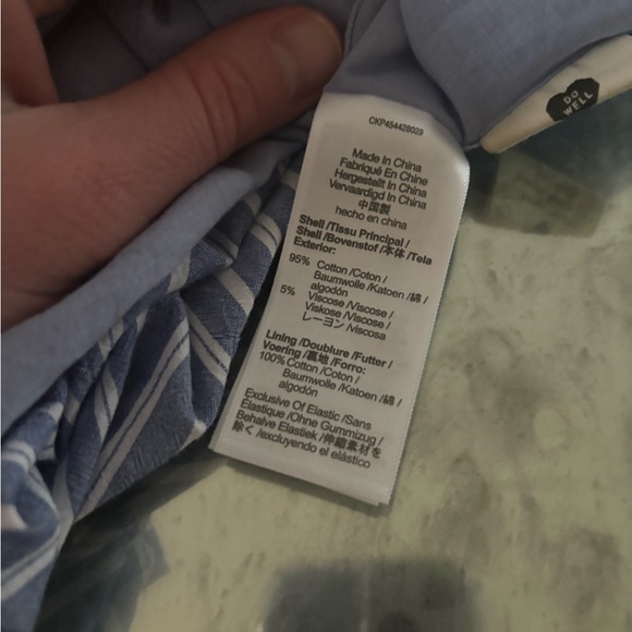 Madewell Blue Striped Midi Dress - Picture 11 of 14